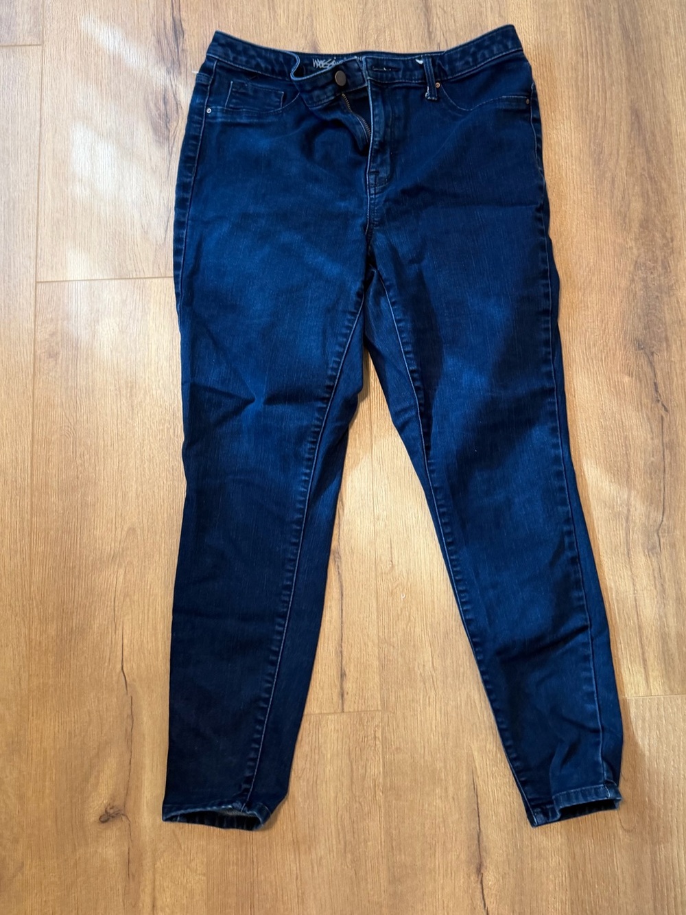 Mossimo Supply Co. Dark Blue Skinny Jeans